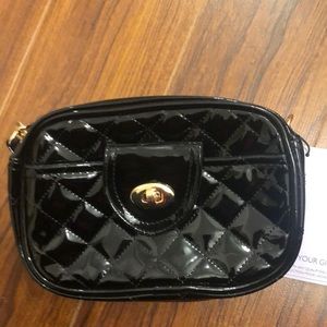COPY - Black glossy clutch/purse